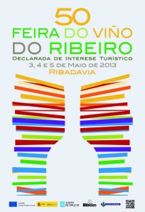 Cartel "Feira do viño do Ribeiro 2013" 